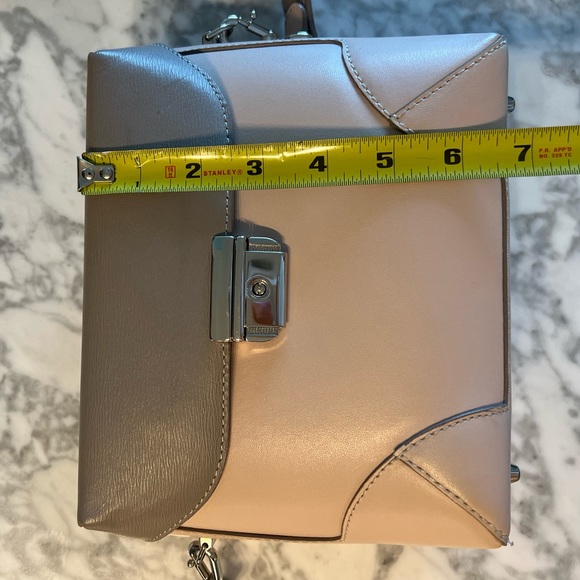 Mattioli pink beige taupe crossbody purse bag - Picture 16 of 16